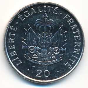 Haiti, 20 centimes, 1995