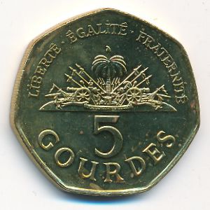 Гаити, 5 гурдов (2011 г.)