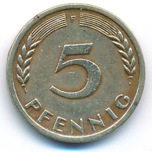 ФРГ, 5 пфеннигов (1950 г.)