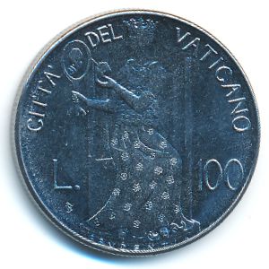 Vatican City, 100 lire, 1979