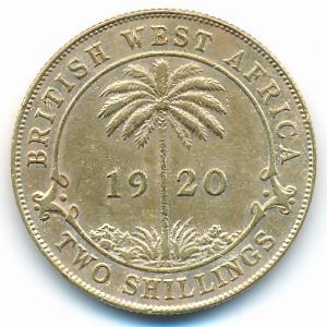 British West Africa, 2 shillings, 1920