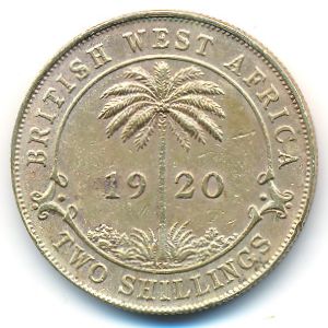 British West Africa, 2 shillings, 1920