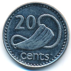 Фиджи, 20 центов (1999 г.)