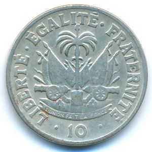 Гаити, 10 сентим (1958 г.)