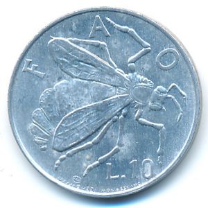 Сан-Марино, 10 лир (1974 г.)