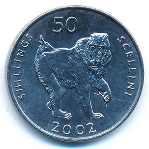 Somalia, 50 shillings, 2002