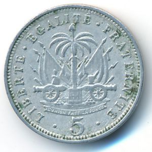 Haiti, 5 centimes, 1904
