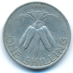 Malawi, 1 shilling, 1964