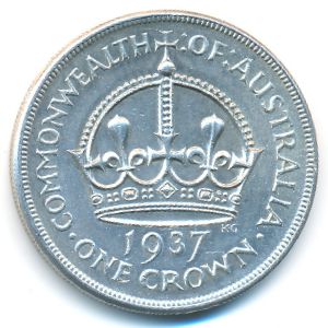 Australia, 1 crown, 1937