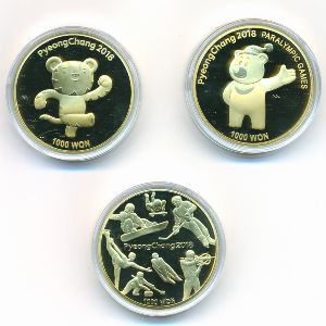 South Korea, Набор монет