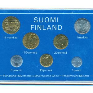 Finland, Набор монет, 1978