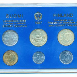 Финляндия, Набор монет (1987 г.)