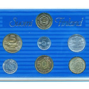 Finland, Набор монет, 1988
