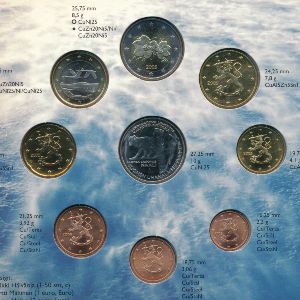 Финляндия, Набор монет (2005 г.)