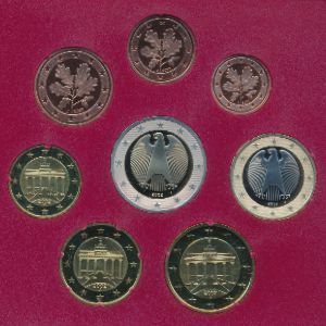 Germany, Набор монет, 2002