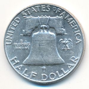 USA, 1/2 dollar, 1959