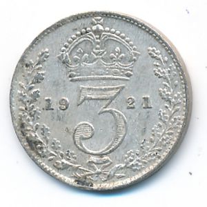 Great Britain, 3 pence, 1921