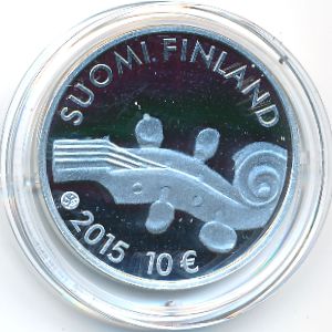 Финляндия, 10 евро (2015 г.)