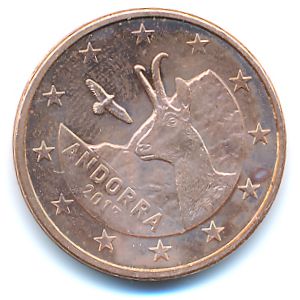 Andorra, 2 euro cent, 2017