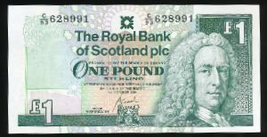 Scotland, 1 фунт, 2001