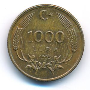 Турция, 1000 лир (1995 г.)