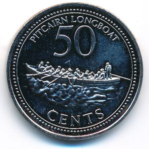 Острова Питкэрн, 50 центов (2009 г.)