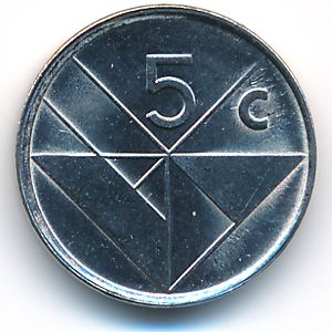 Аруба, 5 центов (2001 г.)
