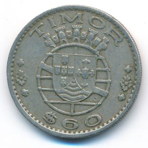 Timor, 60 centavos, 1958