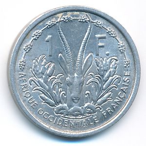 Французская Западная Африка, 1 франк (1955 г.)