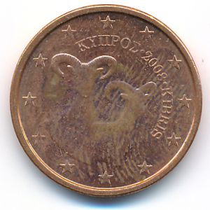 Кипр, 2 евроцента (2008 г.)