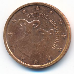 Cyprus, 2 euro cent, 2008