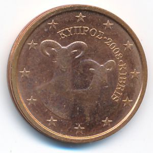 Cyprus, 2 euro cent, 2008