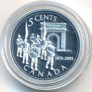 Канада, 5 центов (2001 г.)