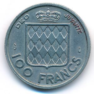 Monaco, 100 francs, 1956