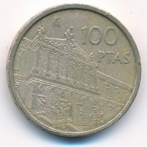 Испания, 100 песет (1996 г.)