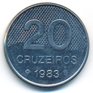 Бразилия, 20 крузейро (1983 г.)