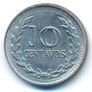 Colombia, 10 centavos, 1972
