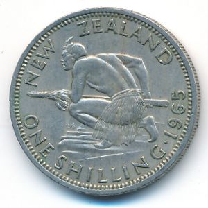 Новая Зеландия, 1 шиллинг (1965 г.)