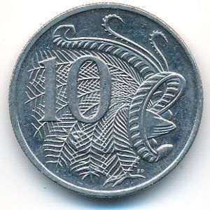 Australia, 10 cents, 2010