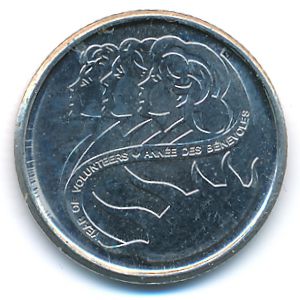 Canada, 10 cents, 2001