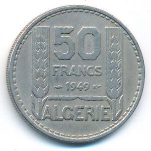 Алжир, 50 франков (1949 г.)
