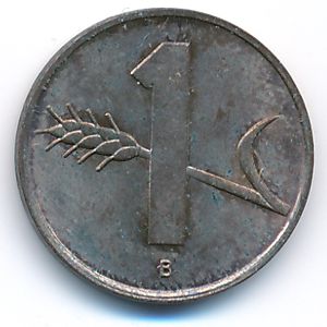 Швейцария, 1 раппен (1968 г.)