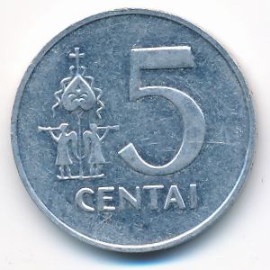Литва, 5 центов (1991 г.)