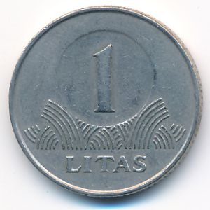 Литва, 1 лит (1999 г.)