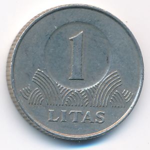 Литва, 1 лит (2001 г.)