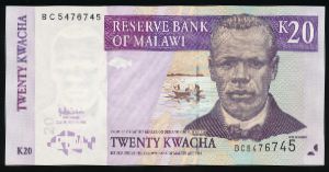 Малави, 20 квача (1989 г.)