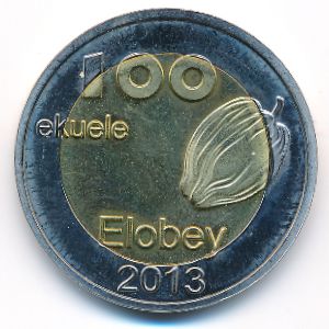 Остров Большой Элобей., 100 экуэле (2013 г.)