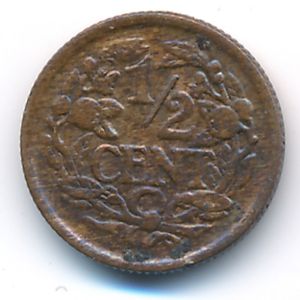 Netherlands, 1/2 cent, 1940