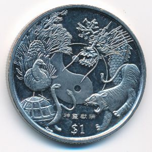 Сьерра-Леоне, 1 доллар (2001 г.)