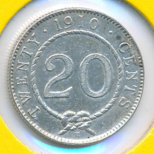 Sarawak, 20 центов, 1910